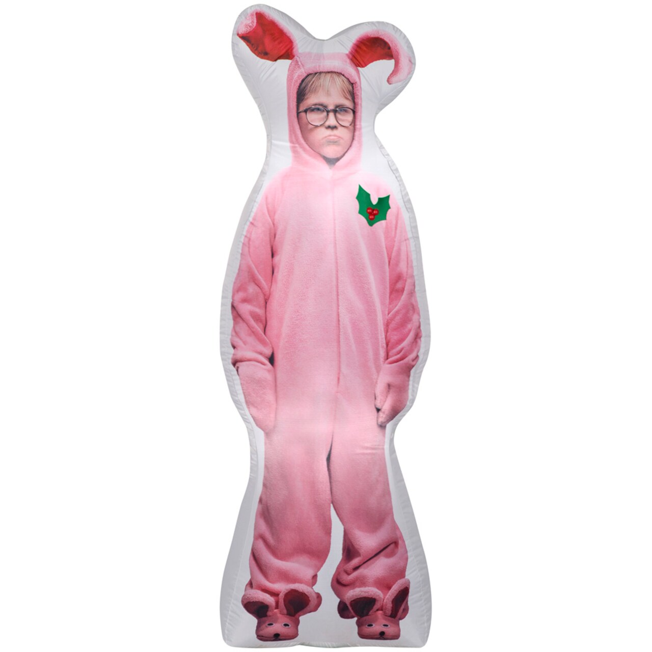 6' Gemmy Airblown Inflatable Photo Realistic Ralphie in Pink Bunny Costume Yard Decoration 19791